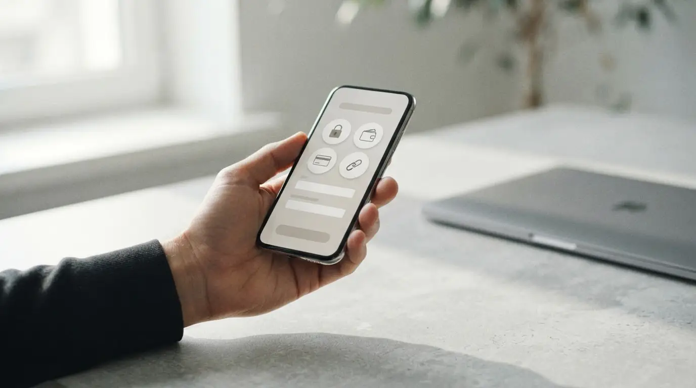 Smartphone mit neutraler Zahlungsschnittstelle für Online-Transaktionen