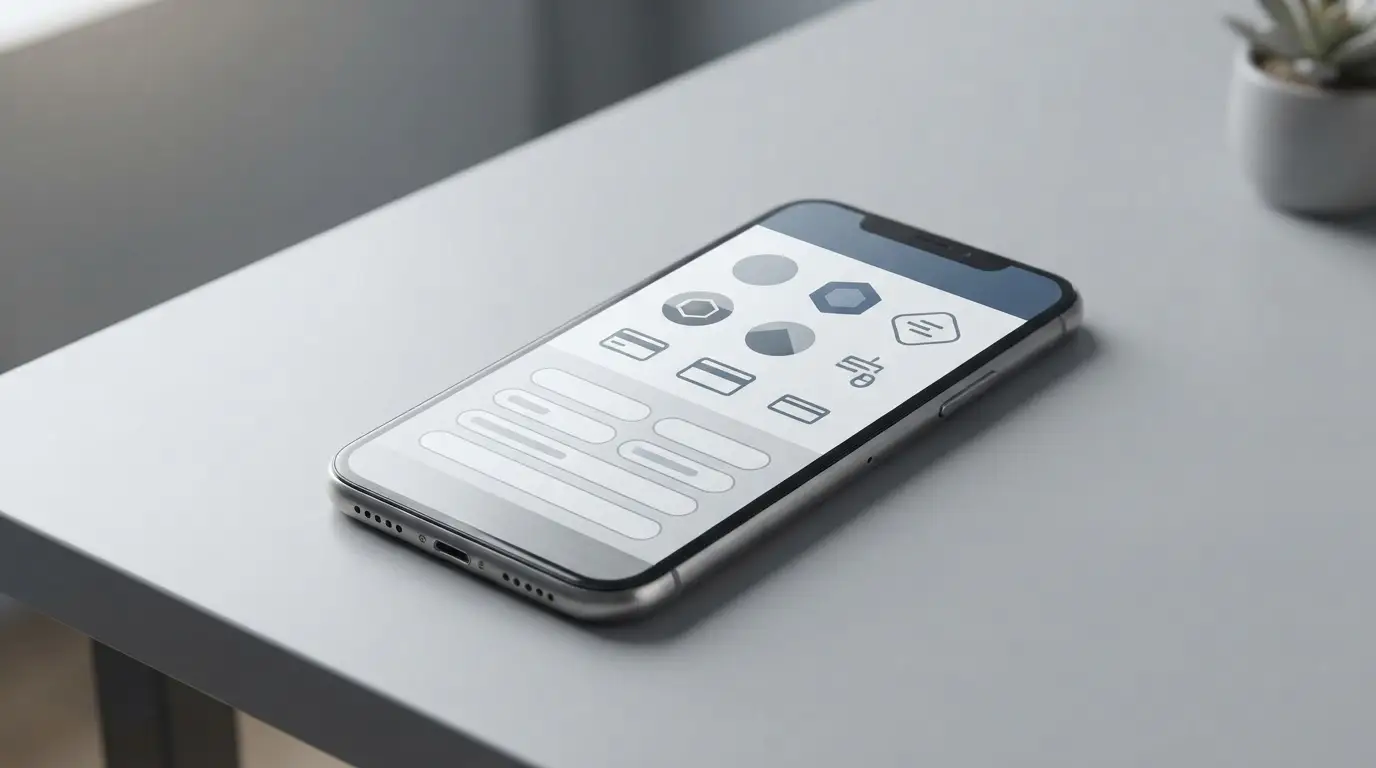 Smartphone mit verschiedenen digitalen Zahlungsoptionen auf dem Display
